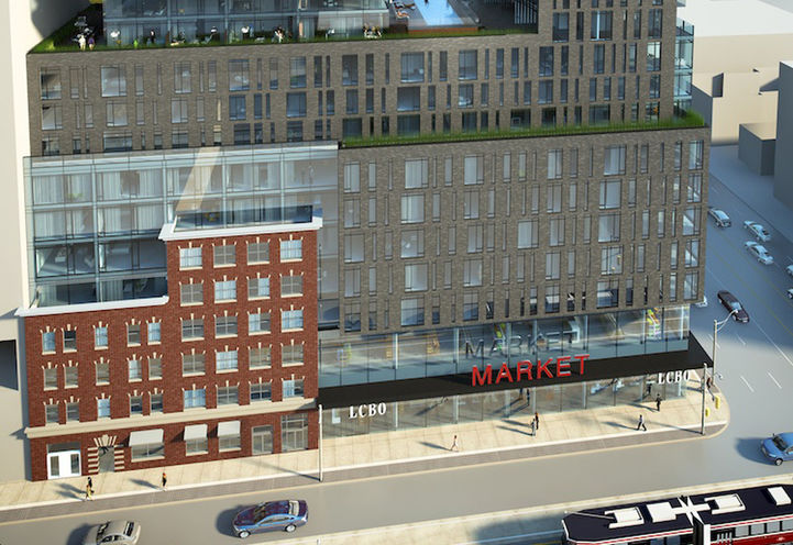 Podium & Retail Complex of 411 King ST Condos