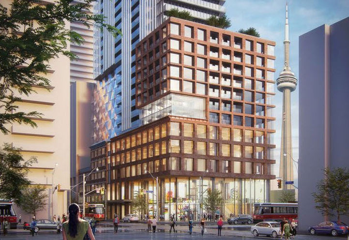 Previous, Looking Southeast to 411 King St W, Toronto