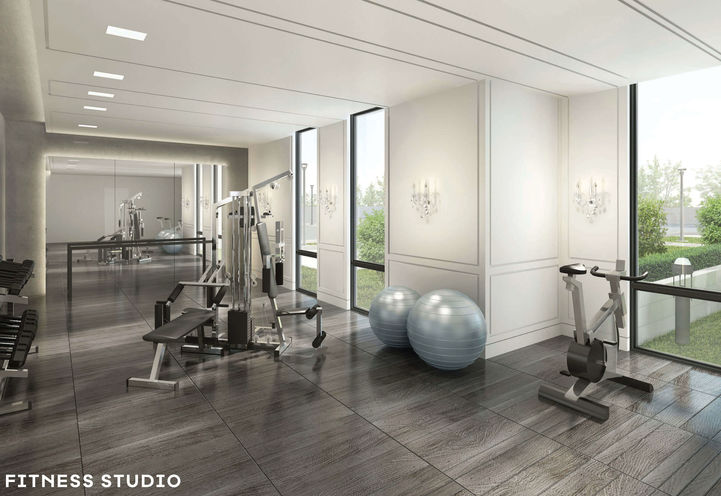 Fitness Studio at 42 Mill St Condos