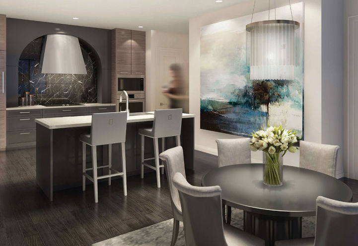 Kitchen Suite at 42 Mill St Condos