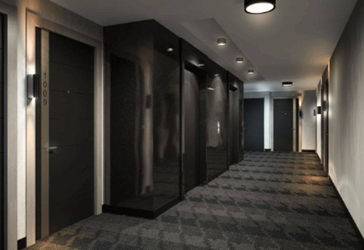 Condo Hallways at The Woodsworth Condos