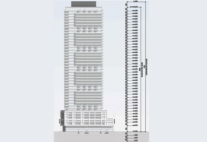 461 Sheppard Ave East Condos Elevation Sketch of Building