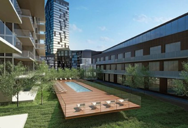 River City Condos Outdoor Terrace