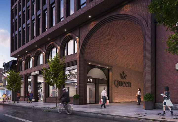 471 Queen Street East Condos Street Entrance