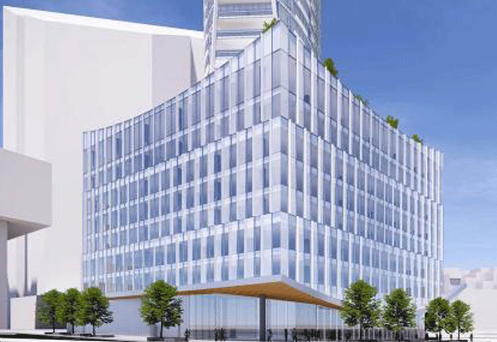 Artist Concept of Podium View of 4800 Yonge Street Condos