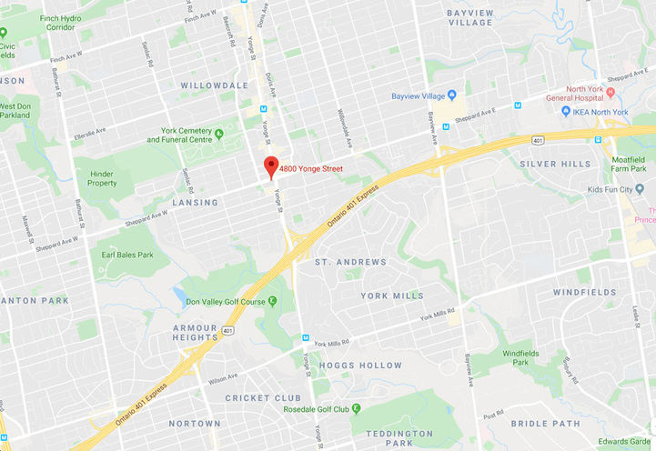 Future Location of 4800 Yonge Steet Condo