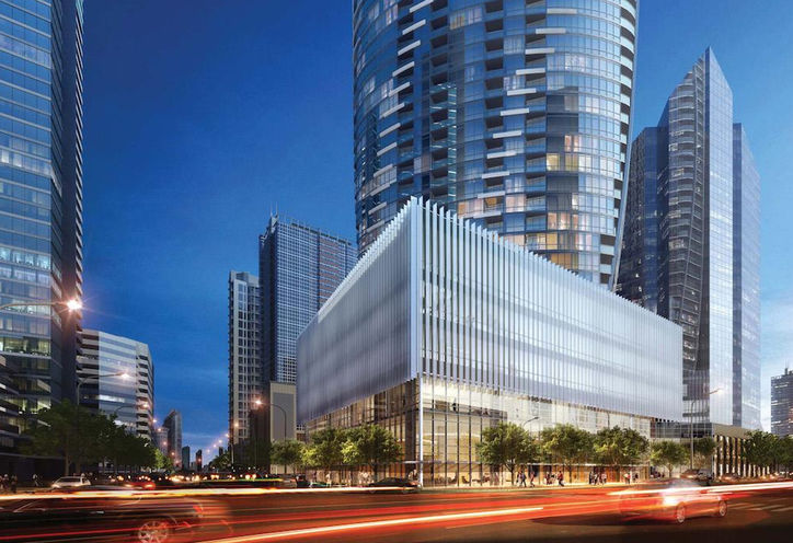 Podium View of 4800 Yonge Street Condos From Street View