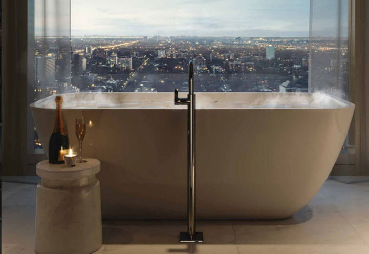 Bathroom Suite City Views at 50 Scollard Condos