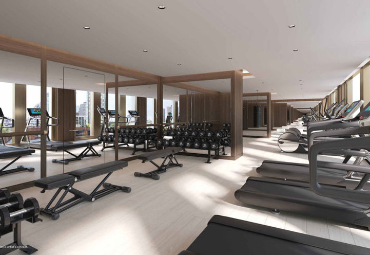 Fitness Centre at 50 Scollard Condos