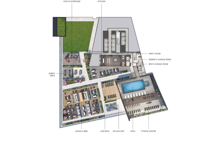 7th Floor Amenity Plan