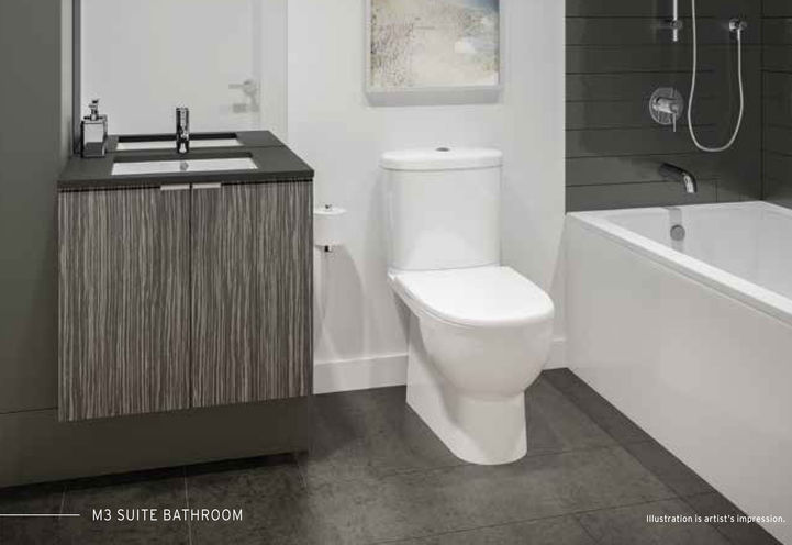 Bathroom at M City 3 Condos