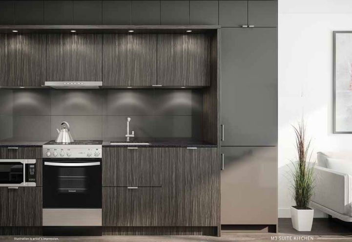 Kitchen at M City Condos 3