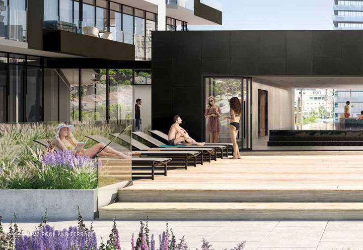 Outdoor Terrace at M City Condos 3