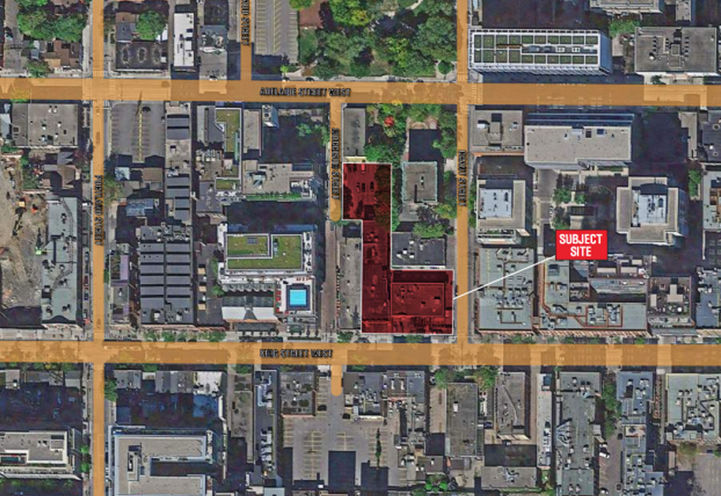 540 King Street West Condos Site Plan