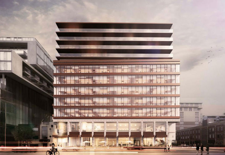 Former Design of 540 King Street West Condos