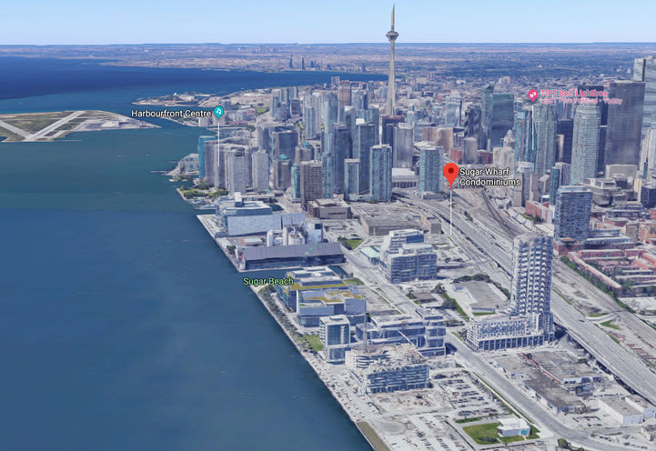 View From Sugar Wharf Condos