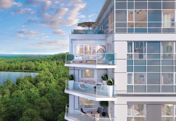 LakeVu Condos 2 Balconies with Views of Little Lake