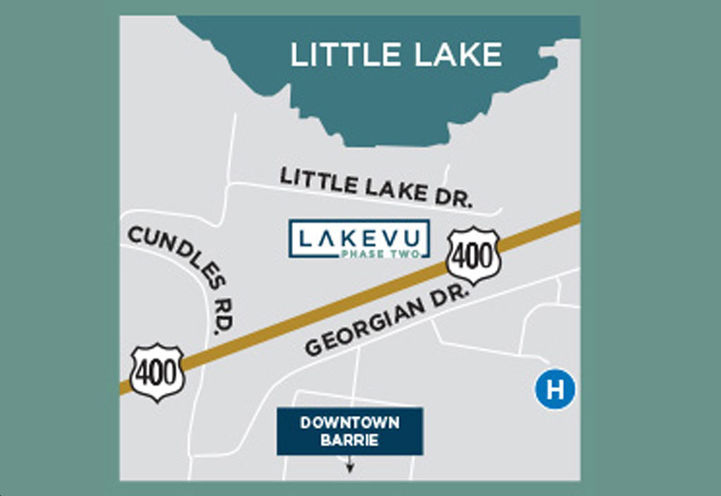 LakeVu Condos 2 Map Location