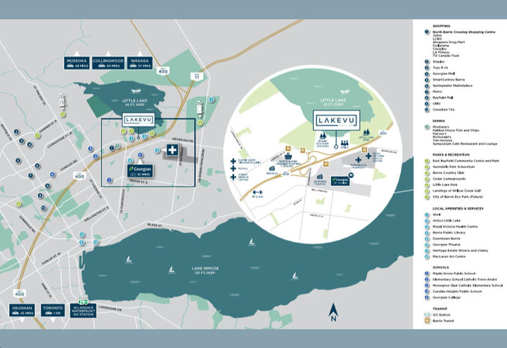LakeVu Condos 2 Neighbourhood Amenities