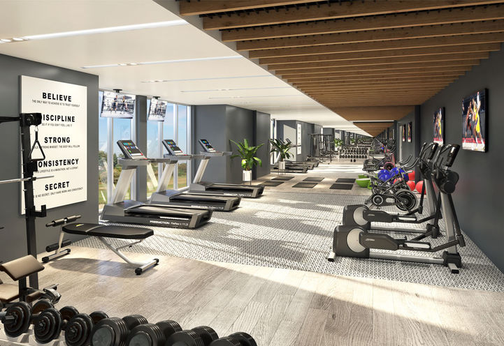 LakeVu Condos 2 State of the Art Fitness Room