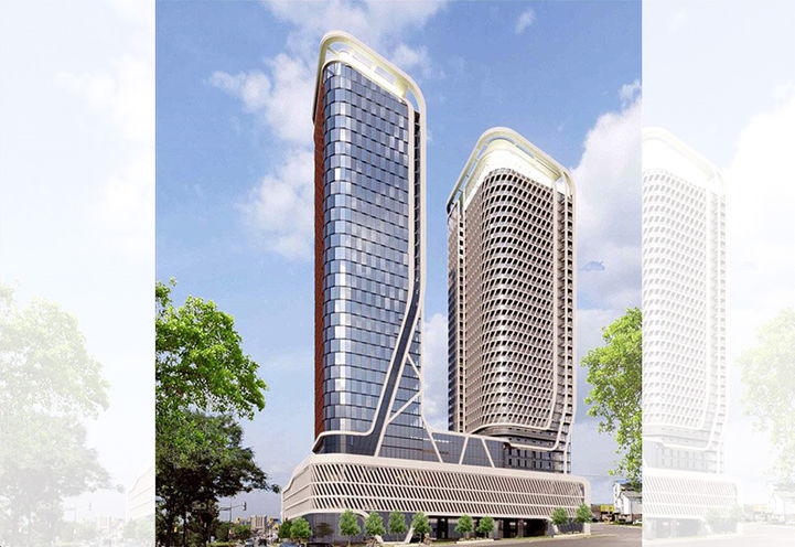 5613 Victoria Avenue Condos Daytime Exterior View of Towers