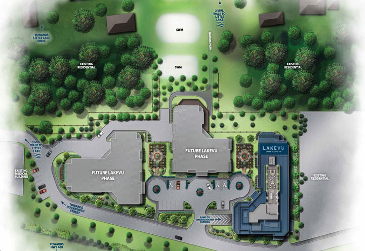 Site Plan - LakeVu Condos