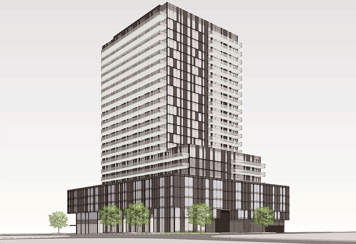 58 Wellington Street E Condos Exterior View of Tower