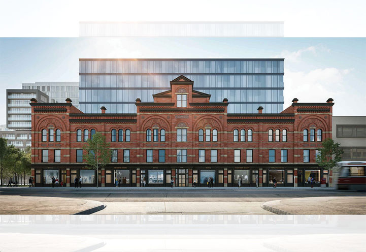 641 Queen Street East Condos Exterior Street Level View