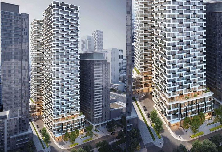 65 Broadway Avenue Condos Early Rendering