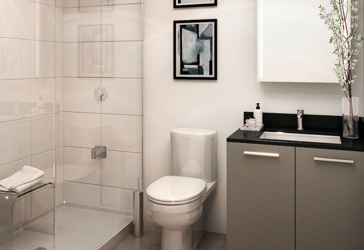 Bathroom Suite at 65 Broadway Avenue Condos