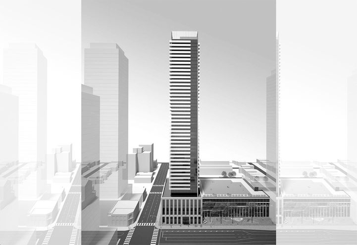 656 Danforth Avenue Condos Exterior View of Tower