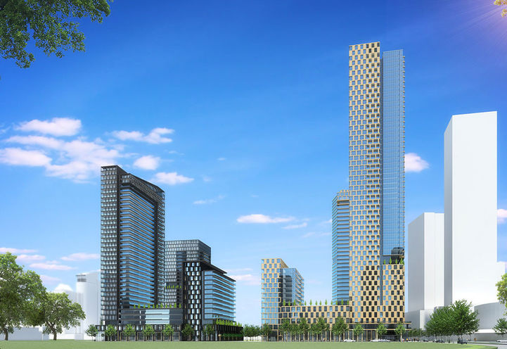 East View of 670 Progress Condos by Fieldgate Homes