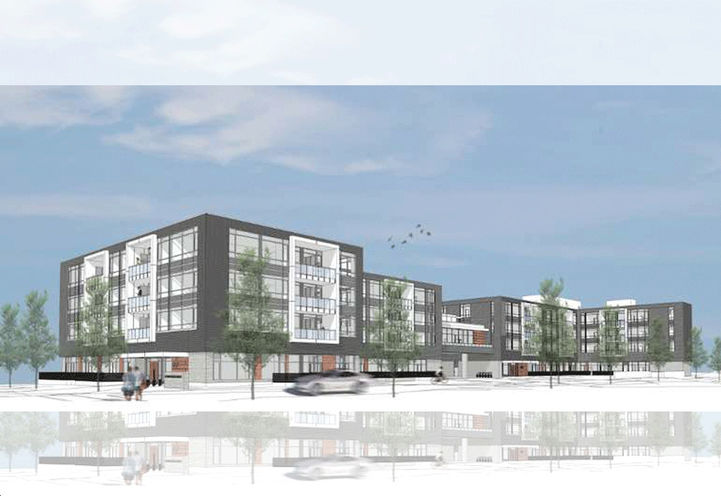 672 Birchmount Road Condos Street Level View of Building Exteriors