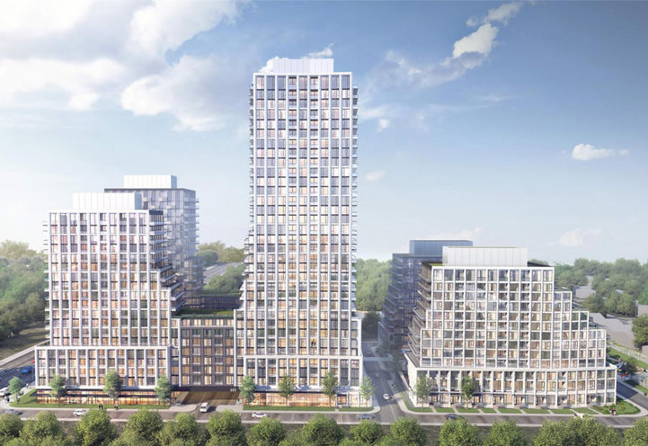 685 Warden Avenue Condos 2 Bird's Eye View of Towers