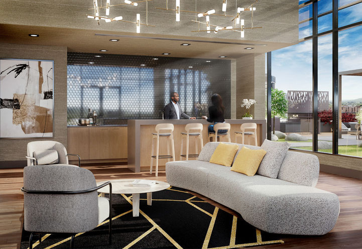 75 James Condos Event Lounge - Daytime