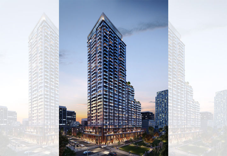 75 James Condos Hero Shot of Tower Exterior View