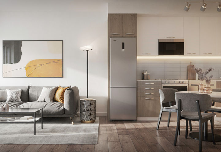 75 James Condos Kitchen and Living Space Interior