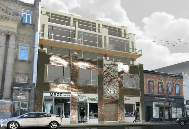 763 Queen Street East Condos Exterior Rendering