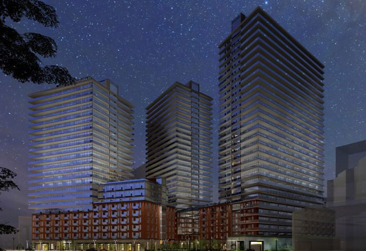 77 James Street Condos Dusk View of Exteriors