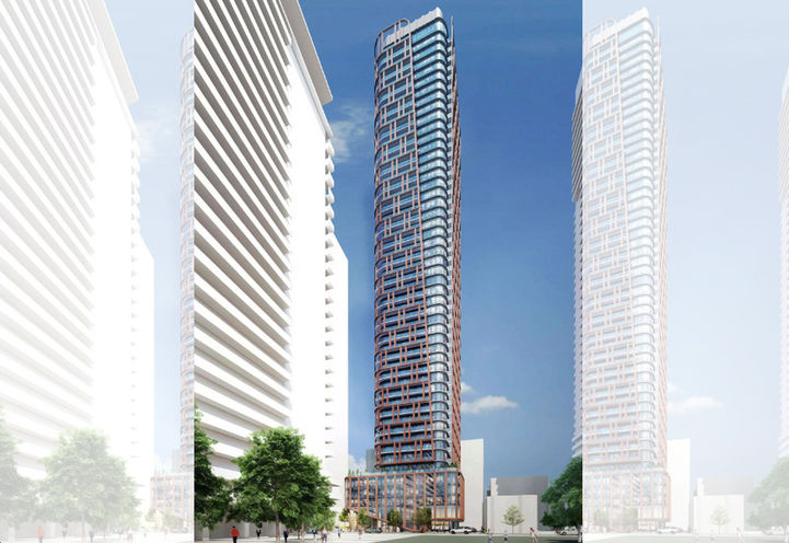 77 Roehampton Avenue Condos Exterior View of Tower