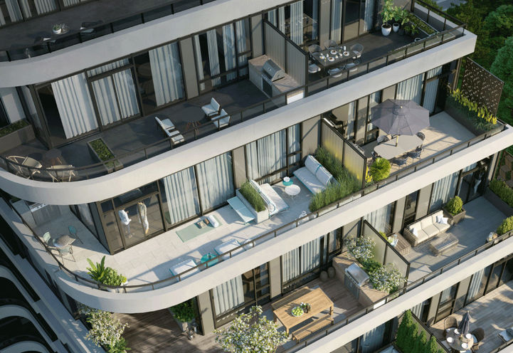 8188 Yonge Condos, Close Up View