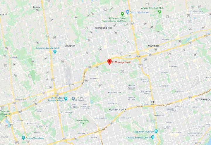 8188 Yonge Condos, High Altitude Map