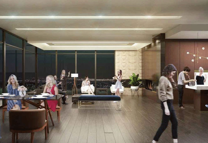 8188 Yonge Condos, Party Room Early Rendering