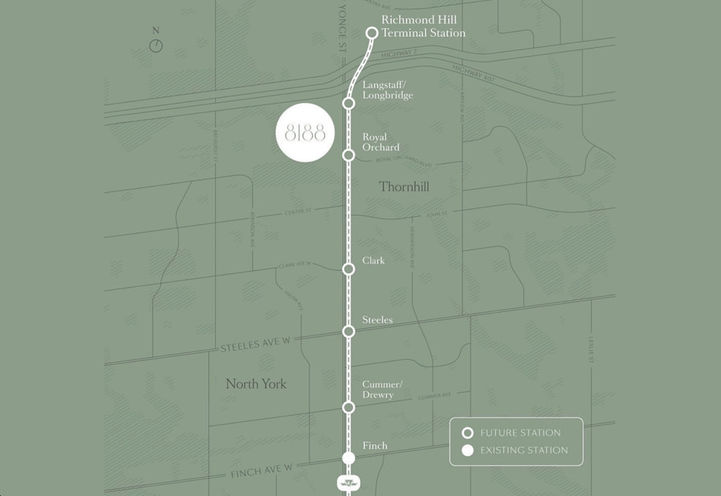 8188 Yonge Condos, Upcoming Future Station Route