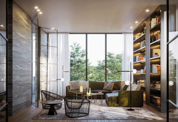 Bar Lounge at Crosstown Condos