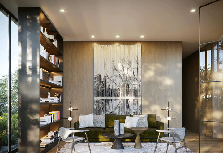 Bar Terrace at Crosstown Condos