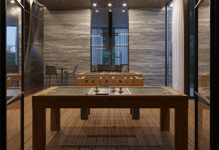 Games Room at Crosstown Condos