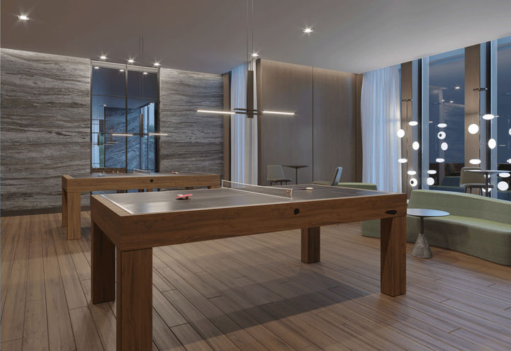 Ping Pong Room at Crosstown Condos