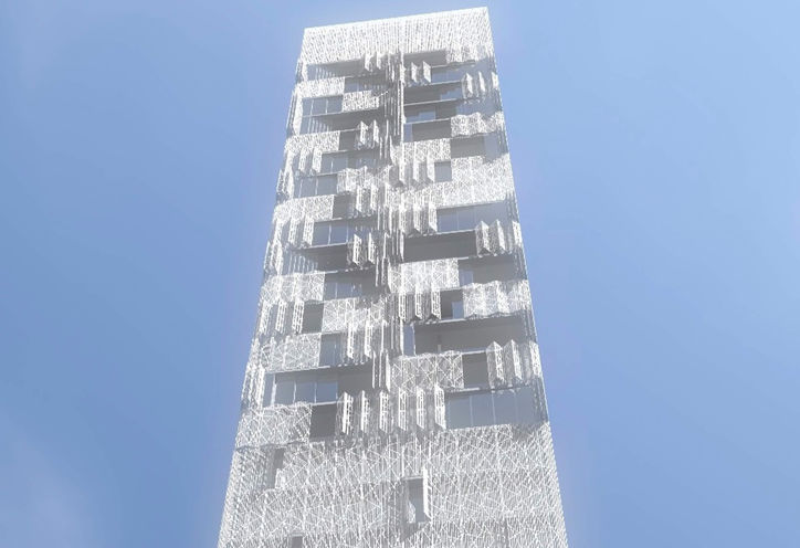 Former Building Design for 89 Avenue Condos