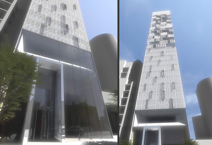 Former Building Design for 89 Avenue Condos